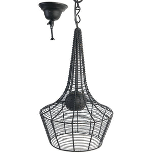 A&B Home 19" Black/Metal Chandelier - Set Of 2