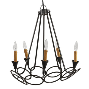 A&B Home 24" Metal Chandelier