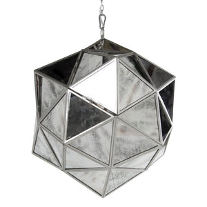A&B Home Glass/Metal Chandelier