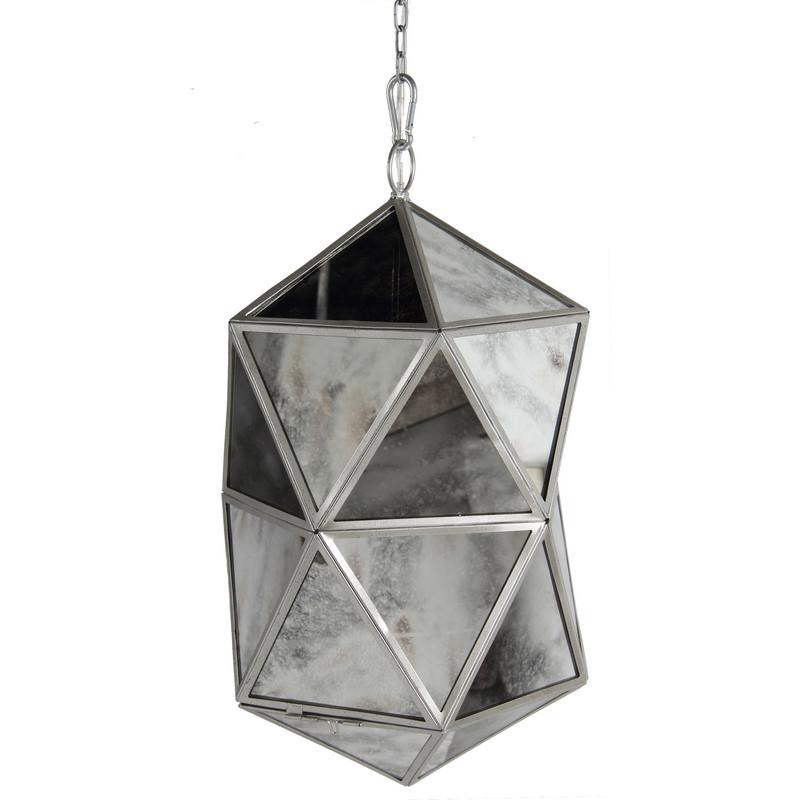A&B Home Glass/Metal Chandelier