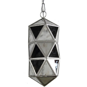 A&B Home Glass/Metal Chandelier