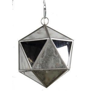 A&B Home Glass/Metal Chandelier