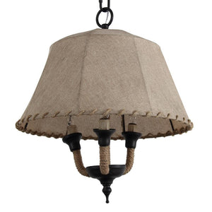 A&B Home 17.5" Wood/Metal Chandelier