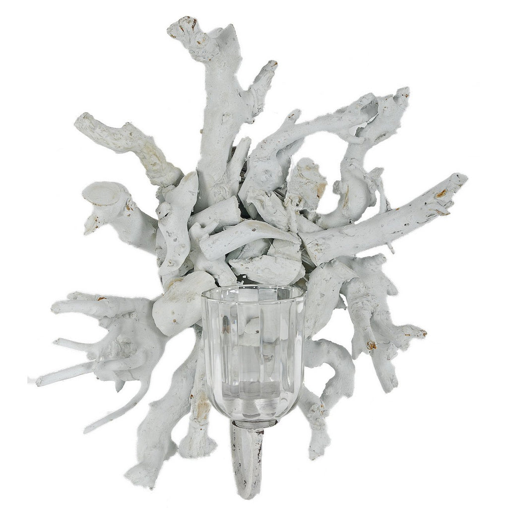 A&B Home Tree Root Driftwood Wall Sconce Candle Holder