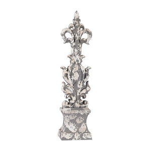 Sterling Industries Aged Plaster Scroll Finial