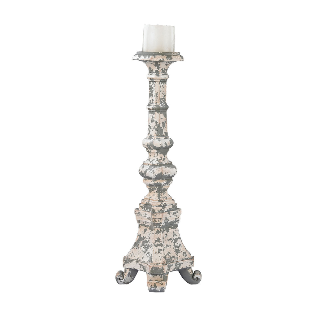 Sterling Industries Aged Plaster Candel Holder
