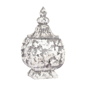 Sterling Industries Aged Plaster Embellished Square Box