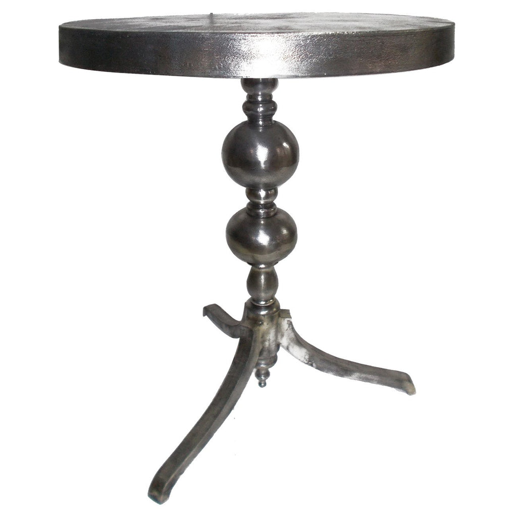 A&B Home Aluminum Accent Table 