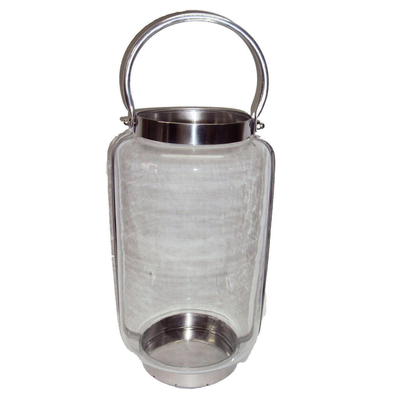 A&B Home Glass Lantern With Handle - Set Of 2