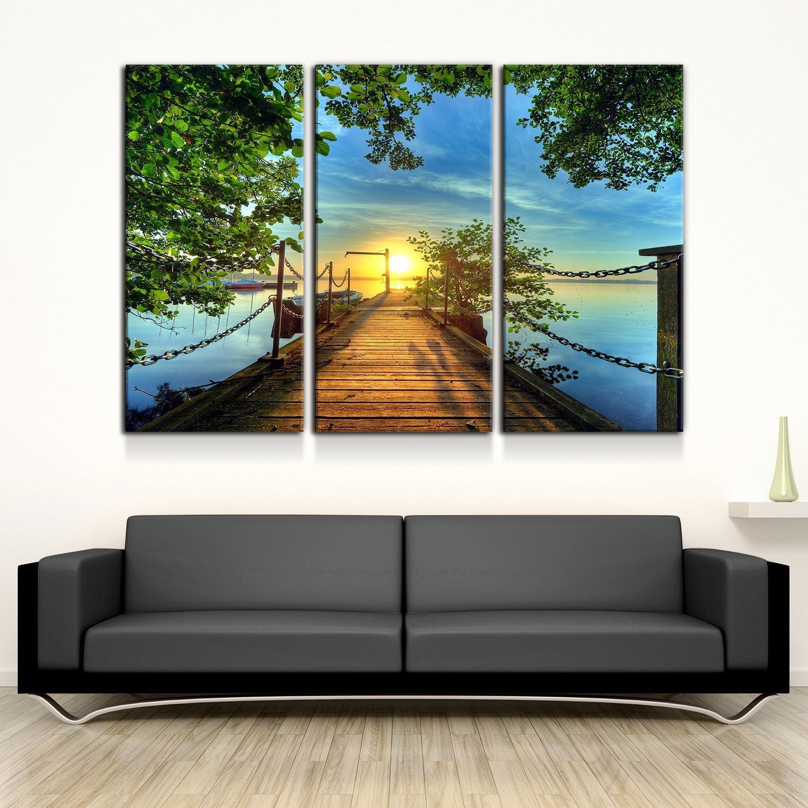 Beautiful Beach Pier Sunrise