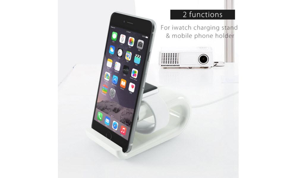 Arctic Apple Watch & iPhone Cradle