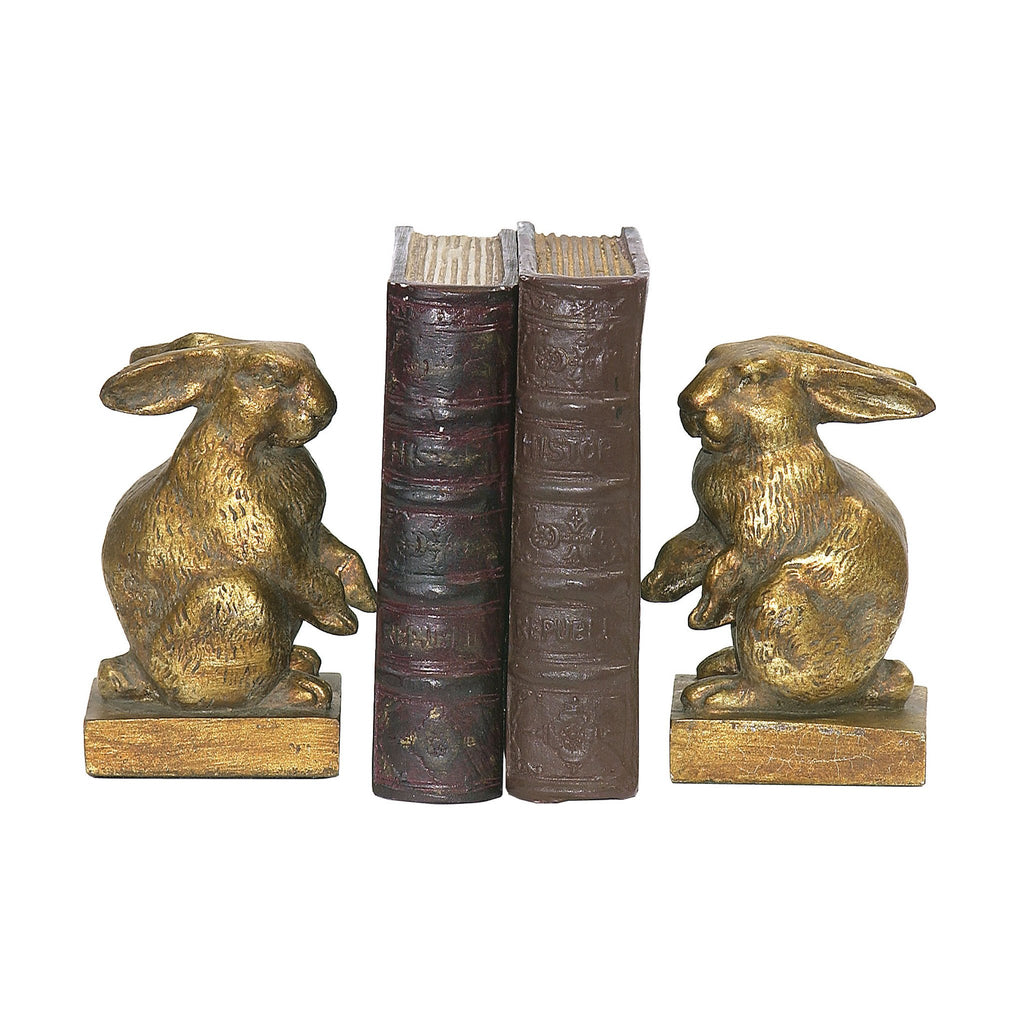 Sterling Industries Pair Of Baby Rabbit Bookends