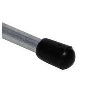 Prize Wheel Black Vinyl Protective Tips for 1/4 Inch Pins - Casino Supply