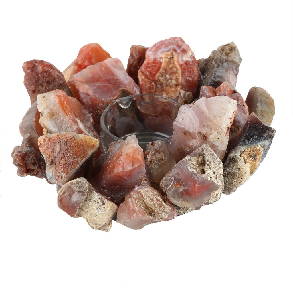 A&B Home Stone Candle Holder