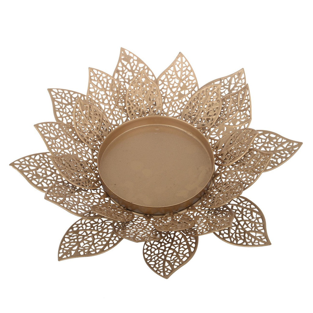 A&B Home Kyler Floral Candle Holder - Set Of 4