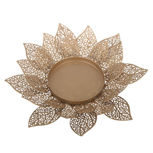 A&B Home Kyler Floral Candle Holder - Set Of 4