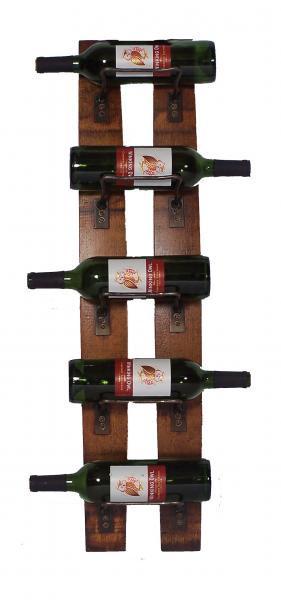 2-Day Designs 5 Bottle Wall Rack