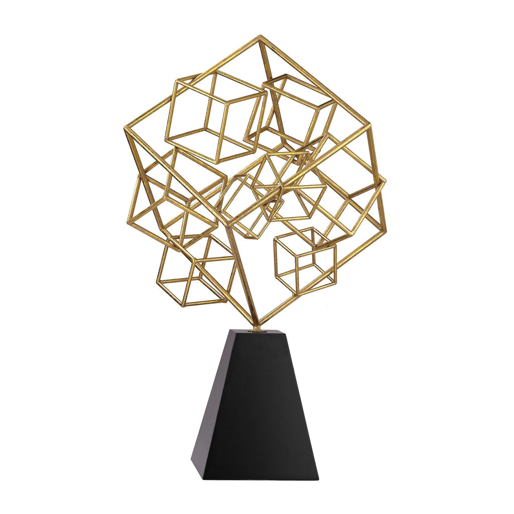 Sterling Industries Cubic Abstract Sculpture