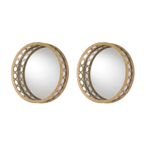 Sterling Industries Set of 2 Raised Frame Wall Mirrors