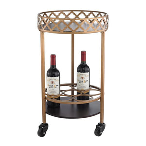 Sterling Industries Circular Bar Cart