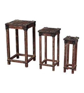 Sterling Industries Distressed Finish Stacking Tables - Set Of 3