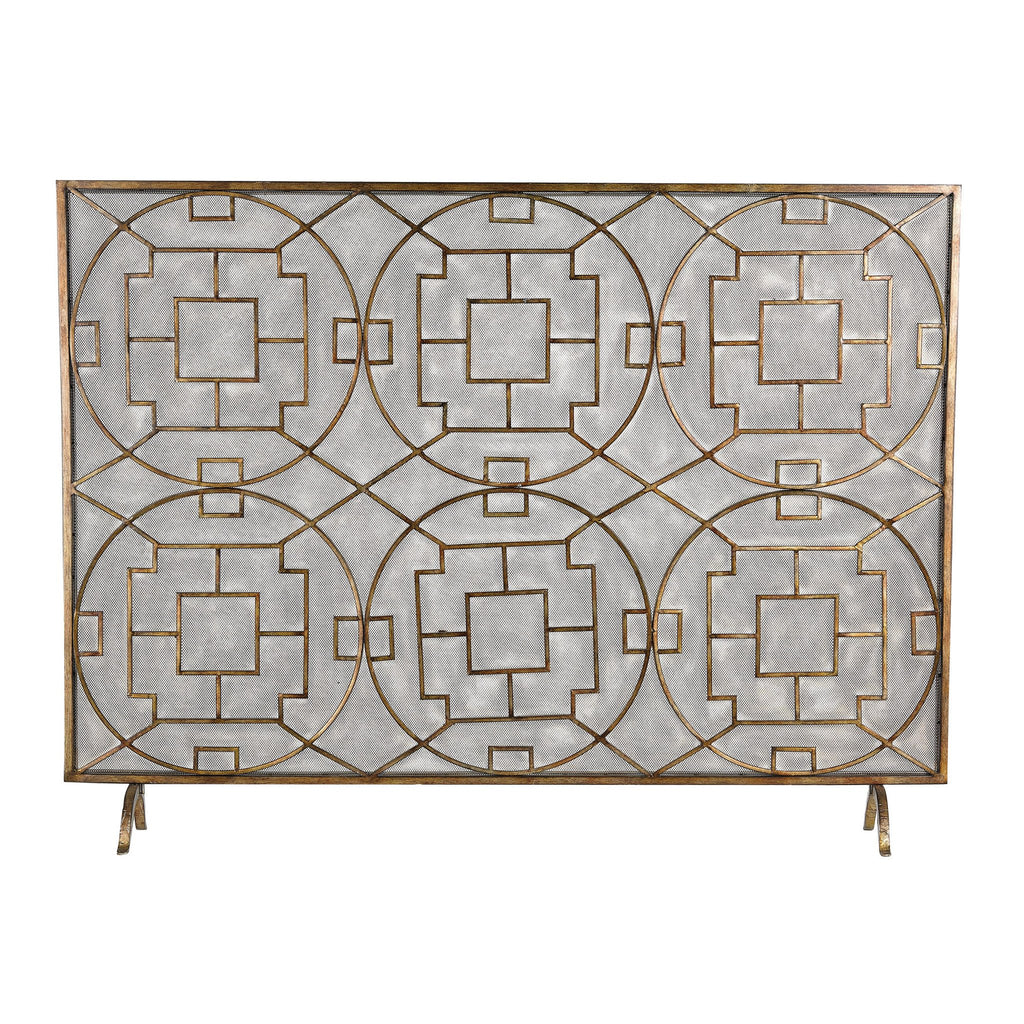 Sterling Industries Geometric Fire screen