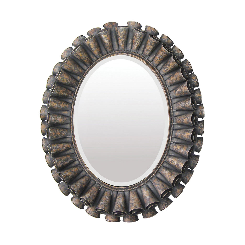Sterling Industries Ruffled Oval Mirror