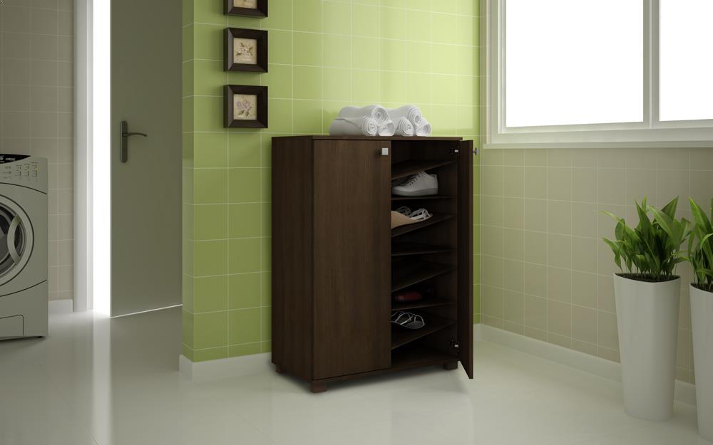 Accentuations by Manhattan Comfort Sophisticated Navarra "Z" Shoe Closet with 8 Shelves - Modish Store