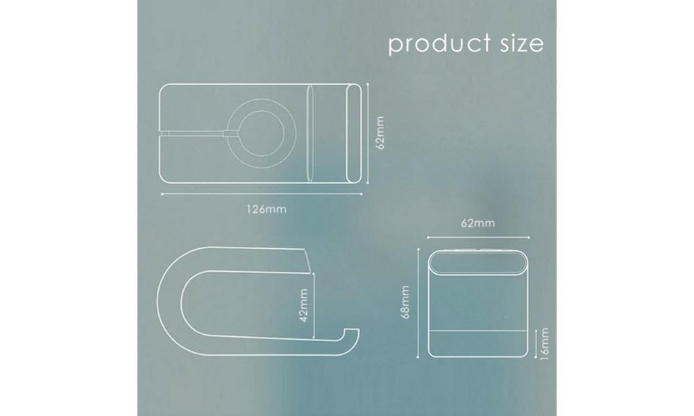 Arctic Apple Watch & iPhone Cradle