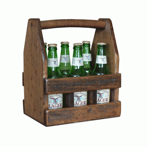 2-Day Designs 6 Bottle Beer Caddy Personalized