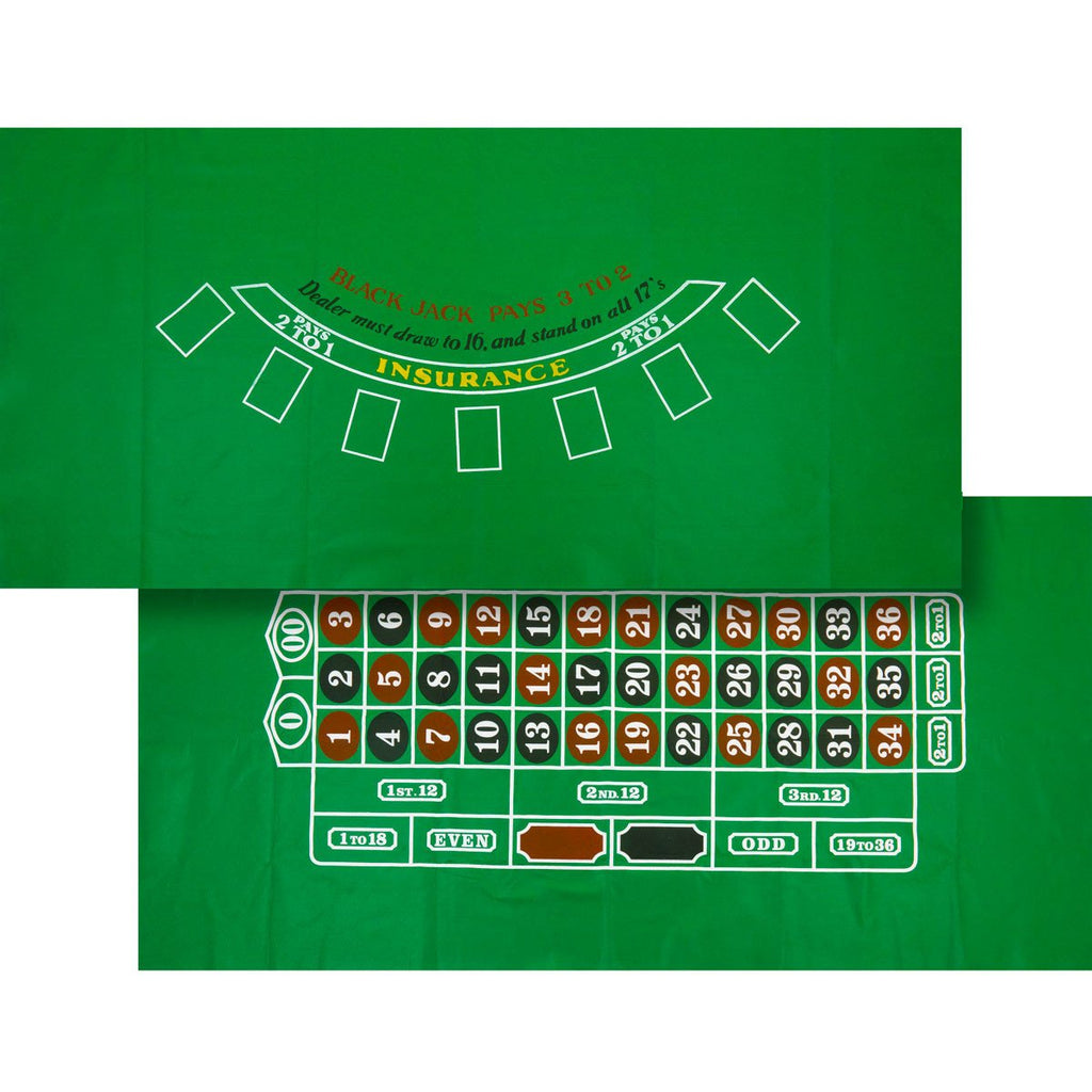Blackjack / Roulette Felt Layout