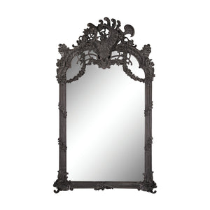 Sterling Industries Renaissance Scroll Mirror In Black Ash