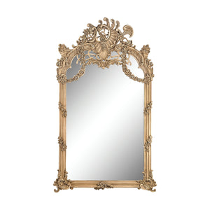 Sterling Industries Renaissance Scroll Mirror In Russian Oak