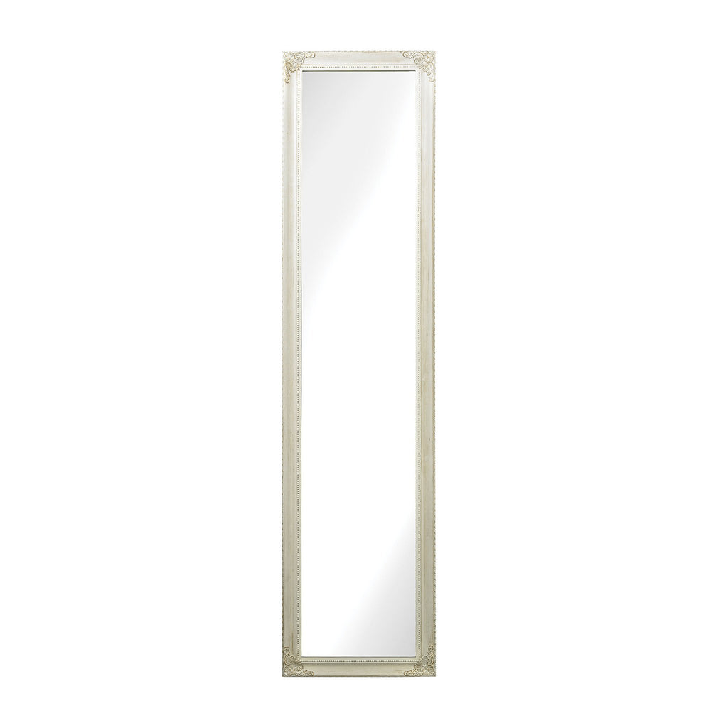 Sterling Industries Masalia Floor Mirror In Antique White