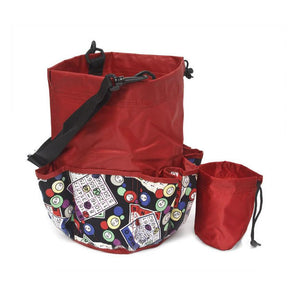 10 Pocket Bingo Card Designer Bingo Bag with Coin Purse - Casino Supply - 3