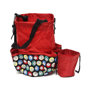 10 Pocket Bingo Ball Designer Bingo Bag with Coin Purse - Casino Supply - 3