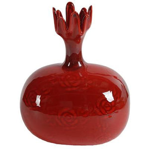 A&B Home Red Ceramic Vase - Set Of 2