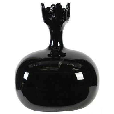 A&B Home Grey/Black Ceramic Vase - Set Of 2