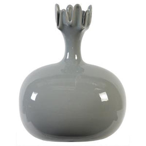 A&B Home Grey/Black Ceramic Vase - Set Of 2