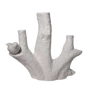 A&B Home White Ceramic Vase