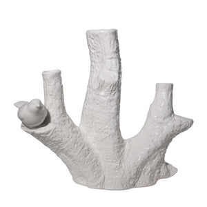A&B Home White Ceramic Vase