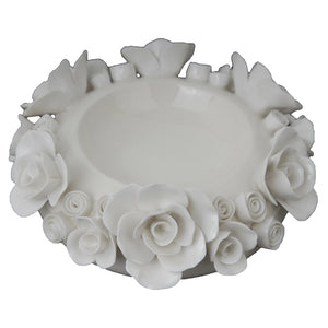 A&B Home White Candle Holder - Set Of 2
