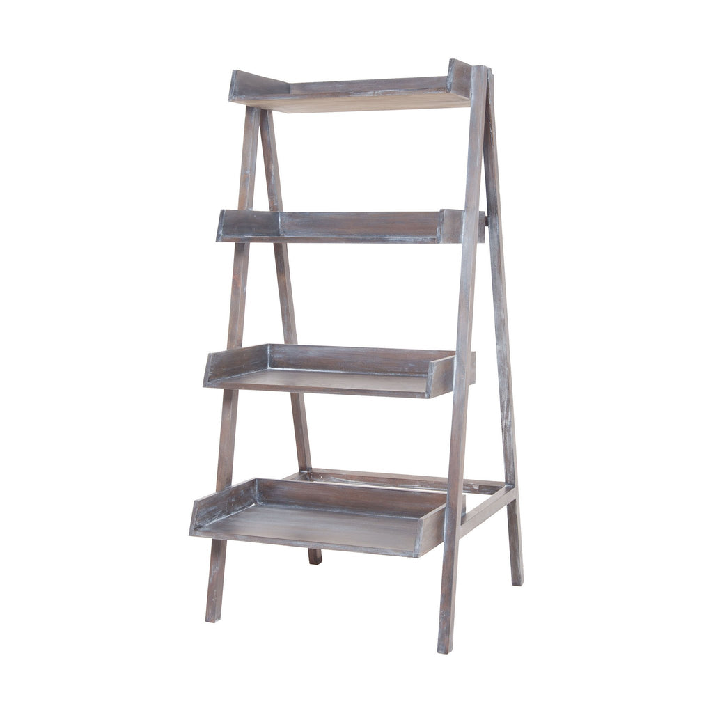 Sterling Industries Grey Wash Stack Ladder