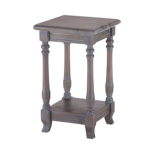 Sterling Industries Four Post Side Table In Grey Stain No.4