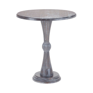 Sterling Industries Modern Hour Side Table In Heritage Grey Dark Stain