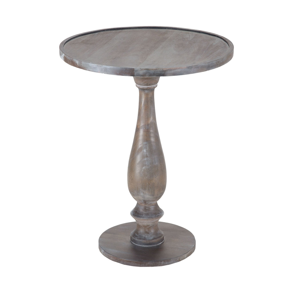 Sterling Industries Hamptons Side Table In Waterfront Grey Stain With White Wash