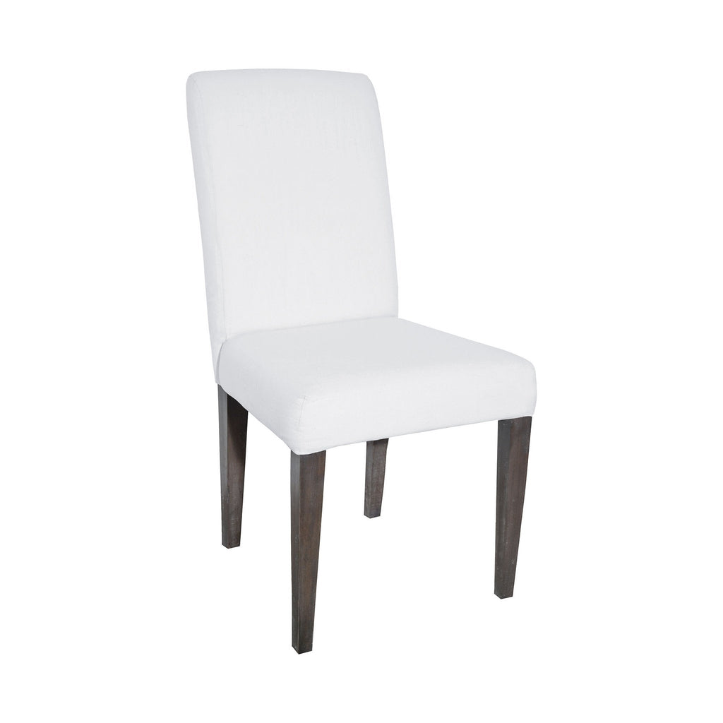Sterling Industries Couture Covers Parsons Chair In Heritage Stain With White Wash