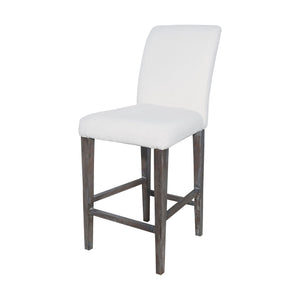 Sterling Industries Couture Covers Parsons Bar Stool In Heritage Stain With White Wash