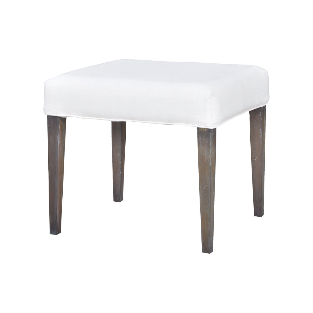 Sterling Industries Couture Covers Single Bench In Heritage Stain With White Wash