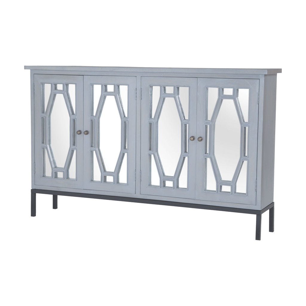 Sterling Industries Presidio Cabinet II In Gravesend Grey